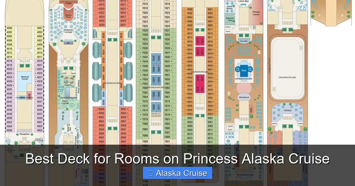 Best Deck for Rooms on Princess Alaska Cruise