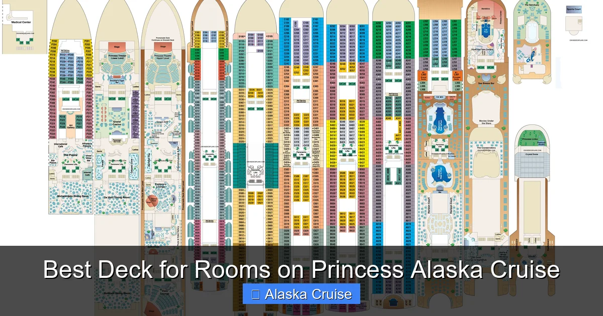 Best Deck for Rooms on Princess Alaska Cruise