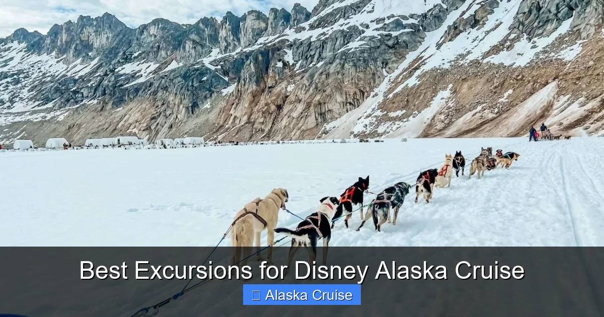 Best Excursions for Disney Alaska Cruise
