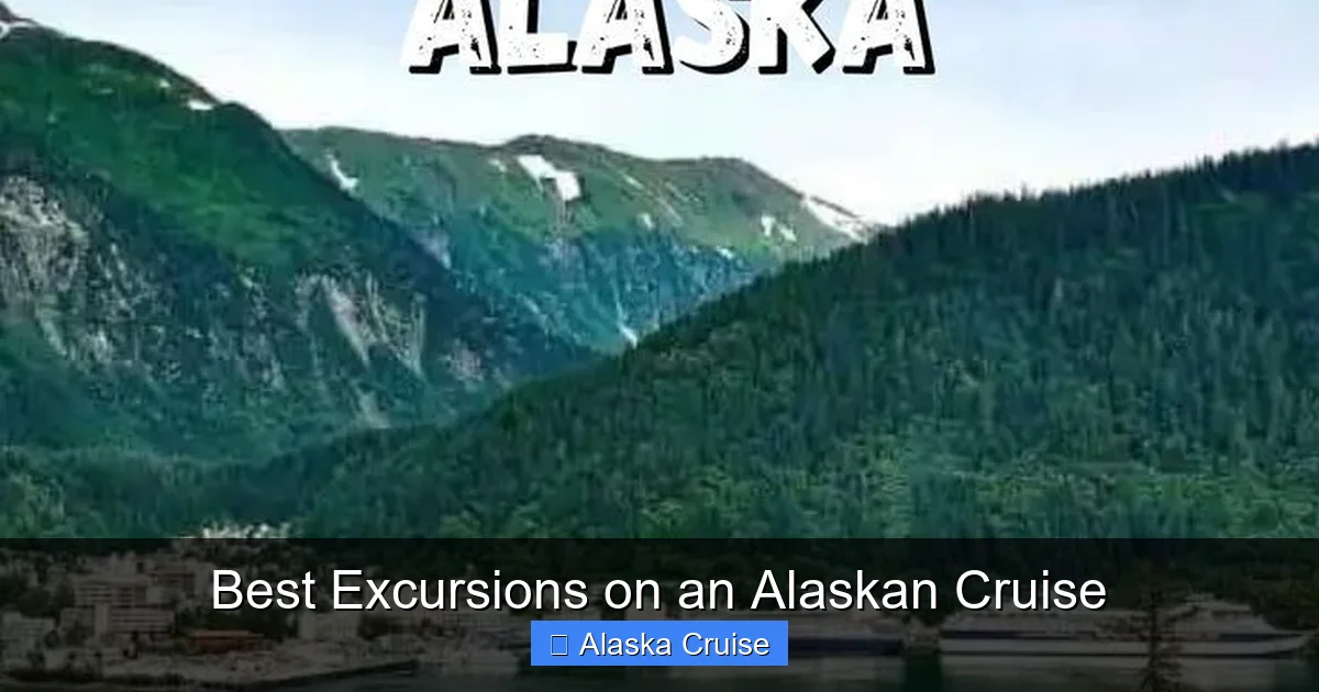 Best Excursions on an Alaskan Cruise