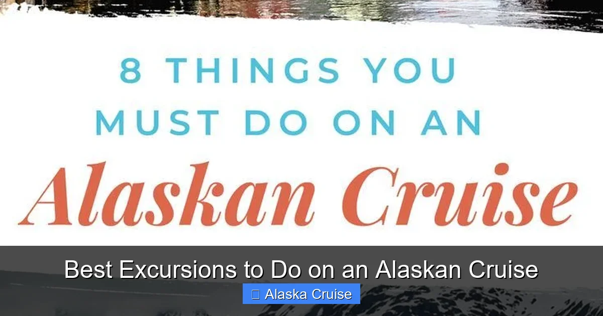 Best Excursions to Do on an Alaskan Cruise