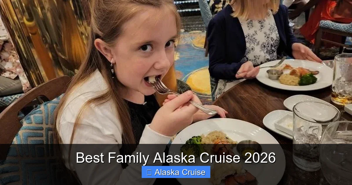 Best Family Alaska Cruise 2026