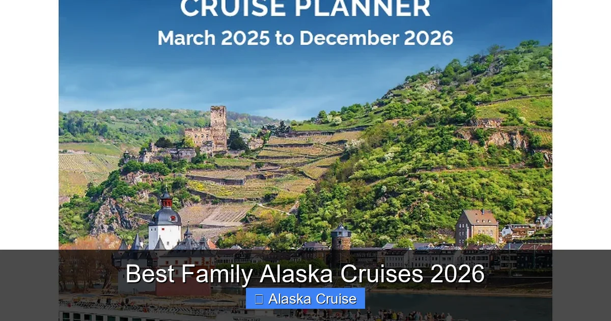Best Family Alaska Cruises 2026