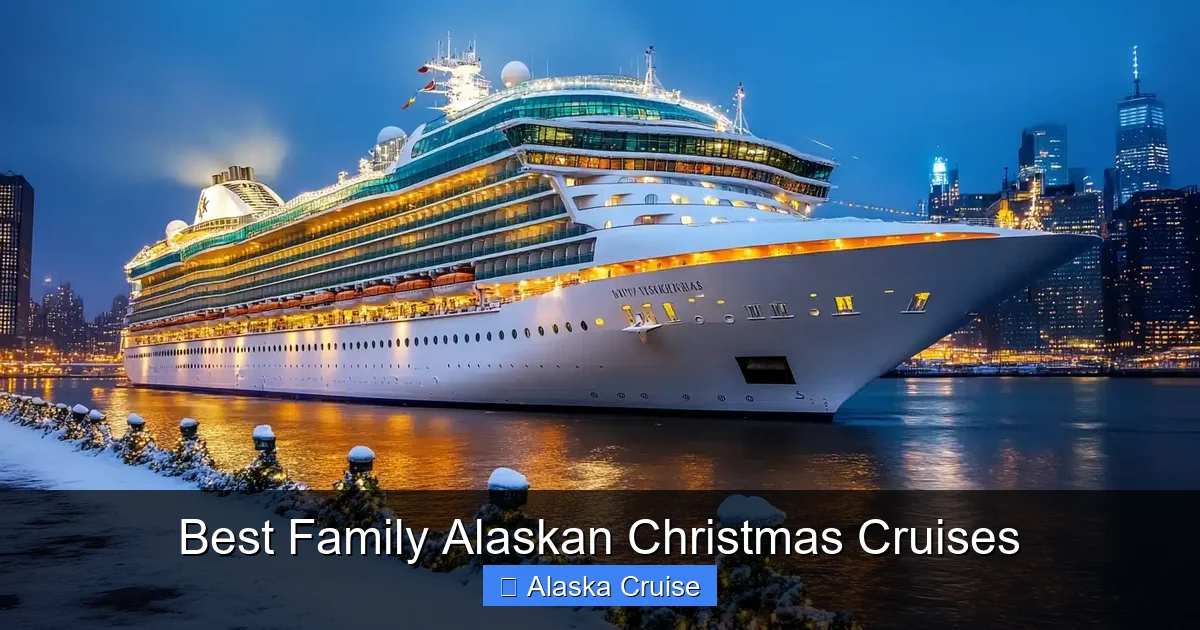 Best Family Alaskan Christmas Cruises