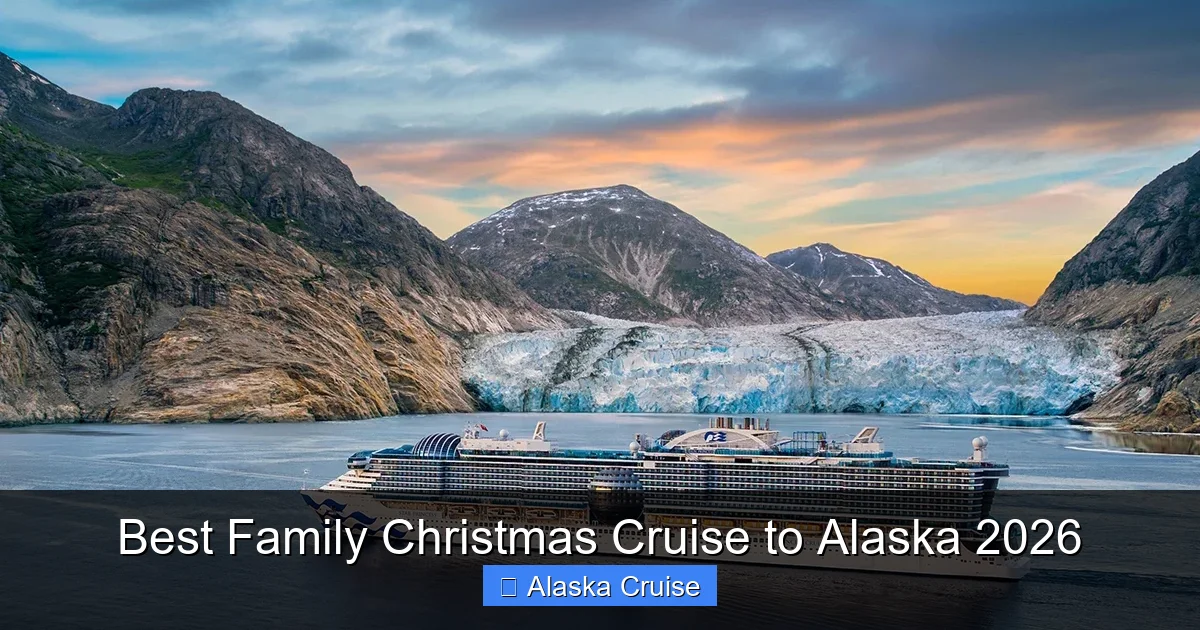 Best Family Christmas Cruise to Alaska 2026