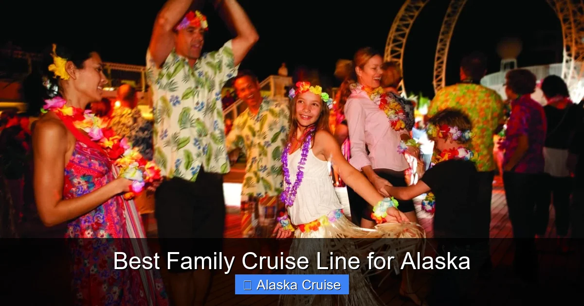 Best Family Cruise Line for Alaska