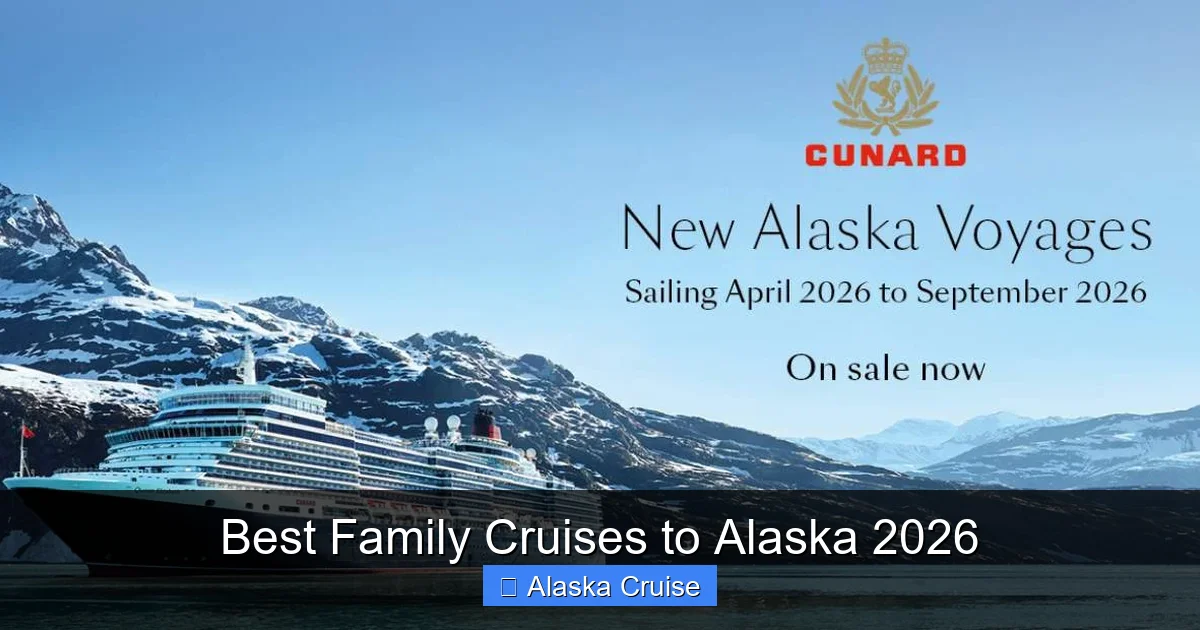 Best Family Cruises to Alaska 2026