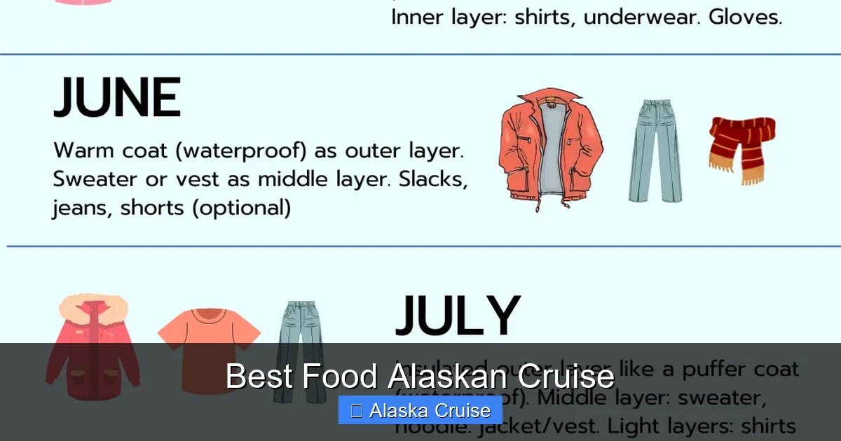 Best Food Alaskan Cruise