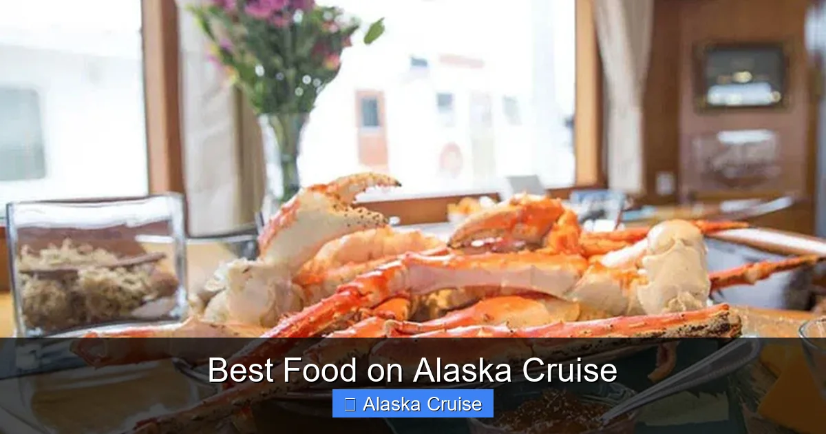 Best Food on Alaska Cruise
