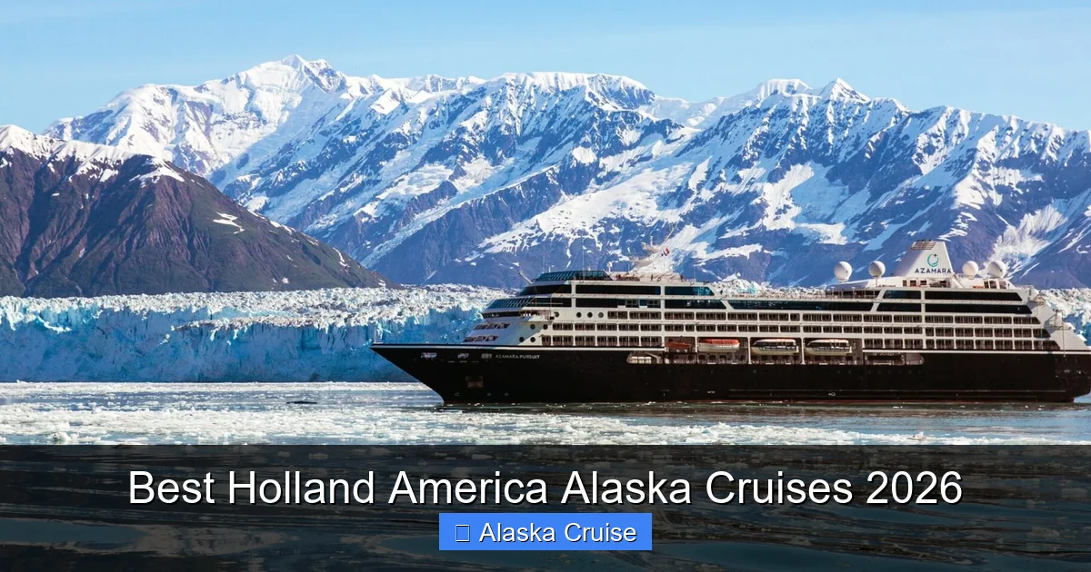 Best Holland America Alaska Cruises 2026