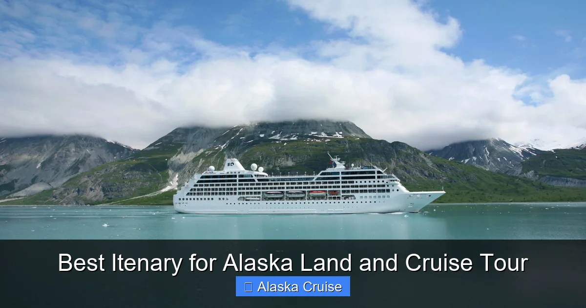 Best Itenary for Alaska Land and Cruise Tour
