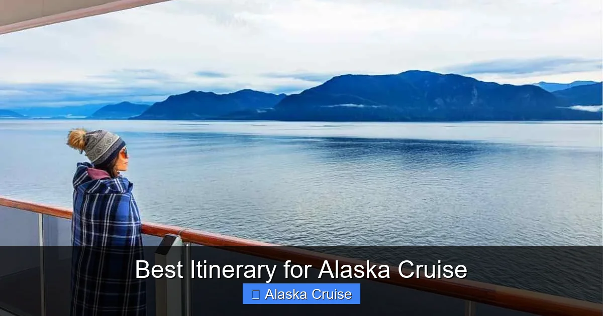 Best Itinerary for Alaska Cruise