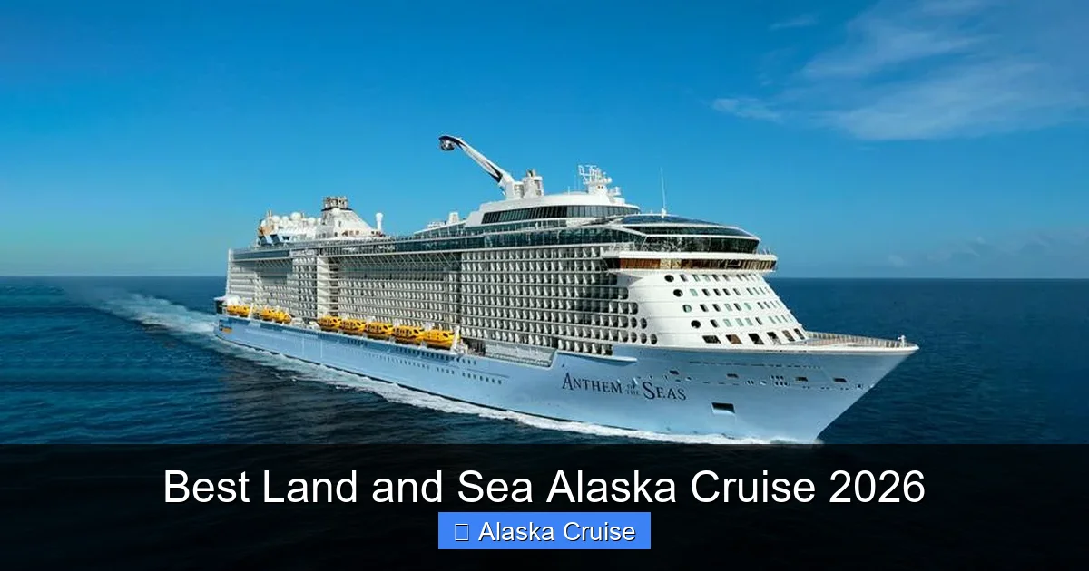 Best Land and Sea Alaska Cruise 2026