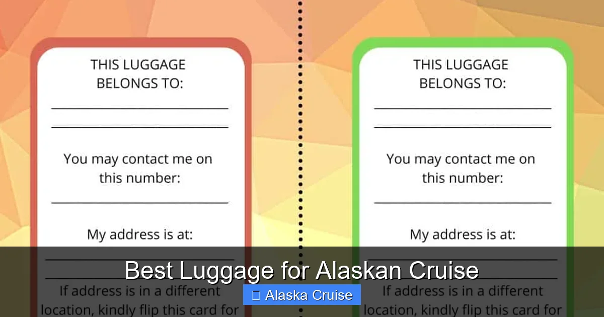 Best Luggage for Alaskan Cruise