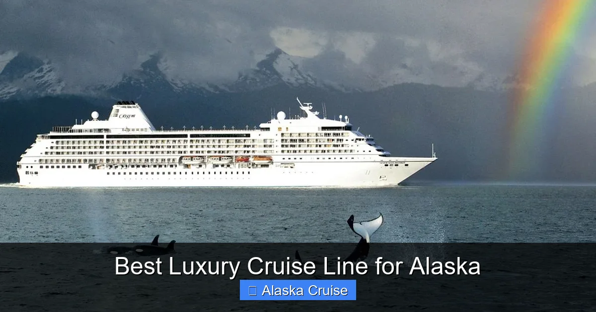 Best Luxury Cruise Line for Alaska
