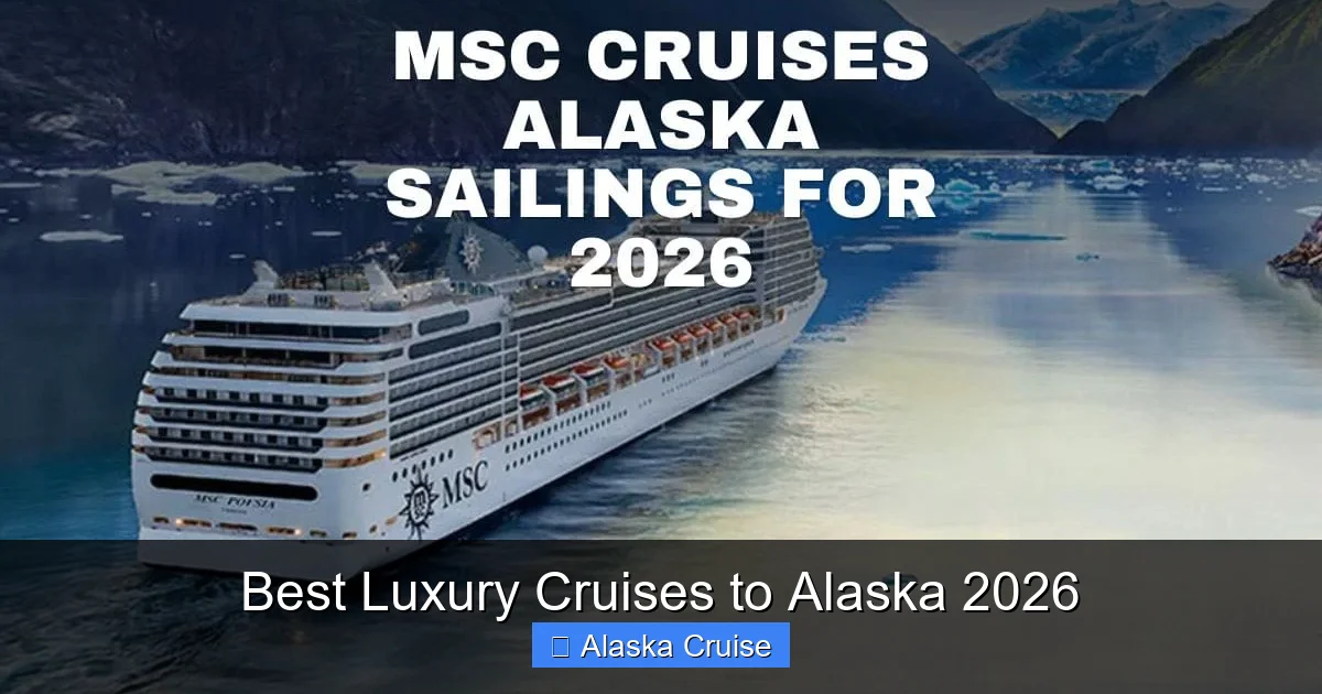 Best Luxury Cruises to Alaska 2026