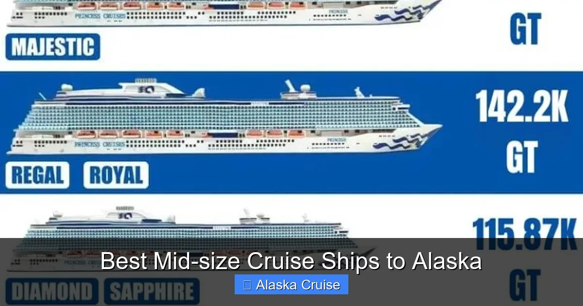 Best Mid-size Cruise Ships to Alaska