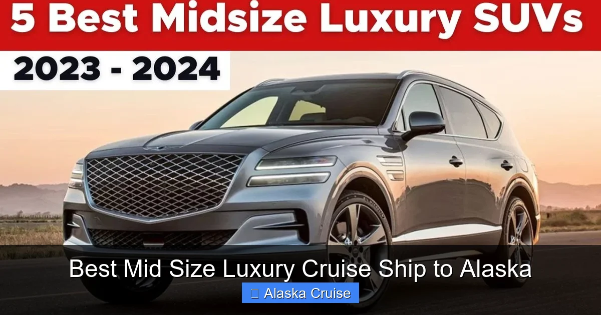 Best Mid Size Luxury Cruise Ship to Alaska