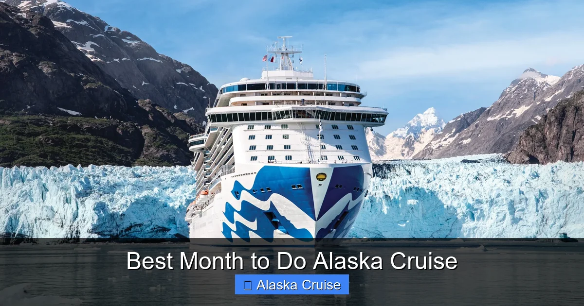 Best Month to Do Alaska Cruise