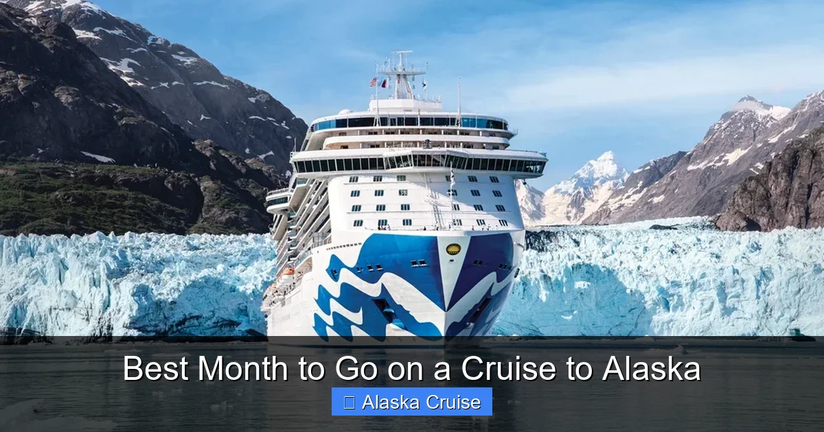 Best Month to Go on a Cruise to Alaska