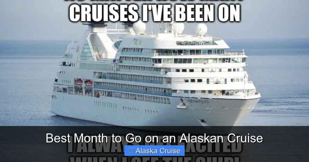 Best Month to Go on an Alaskan Cruise