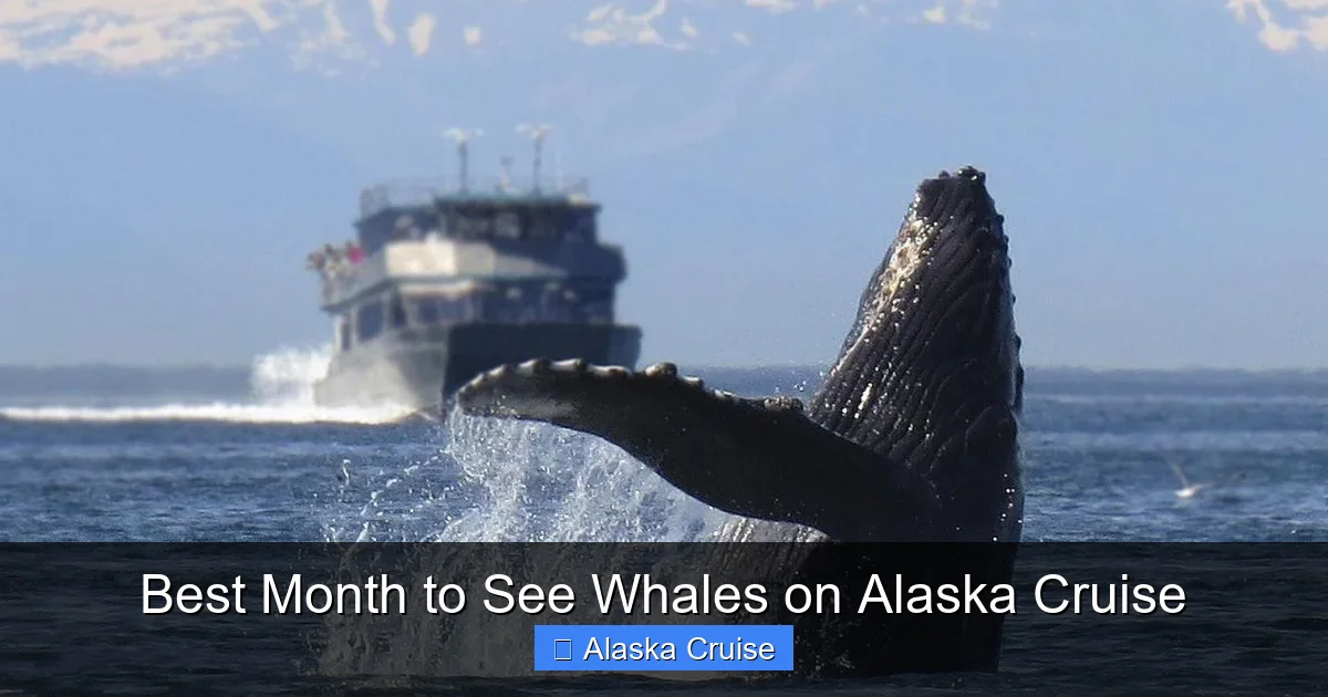 Best Month to See Whales on Alaska Cruise