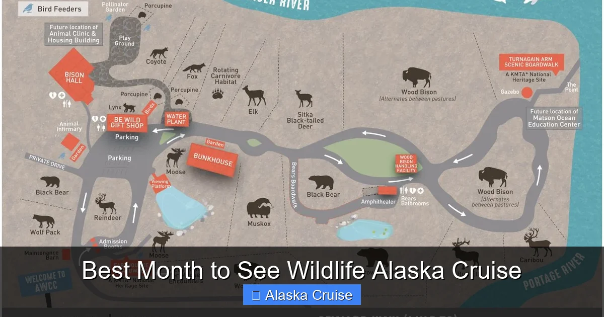 Best Month to See Wildlife Alaska Cruise