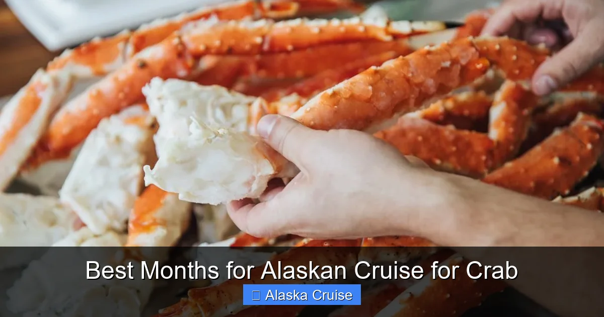 Best Months for Alaskan Cruise for Crab