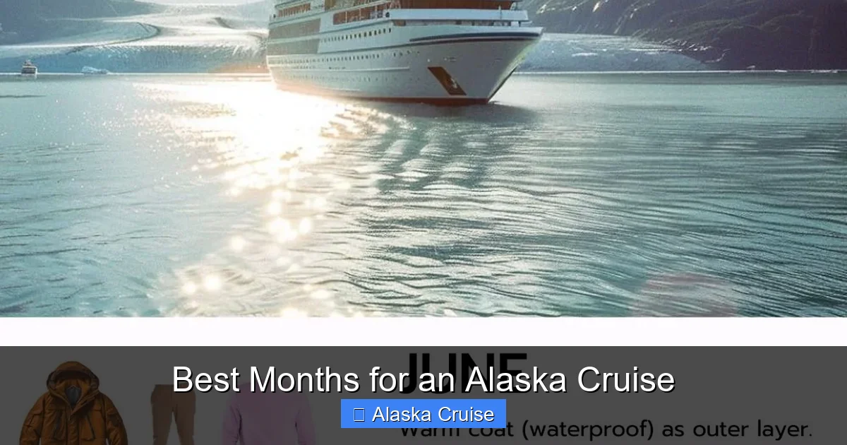 Best Months for an Alaska Cruise