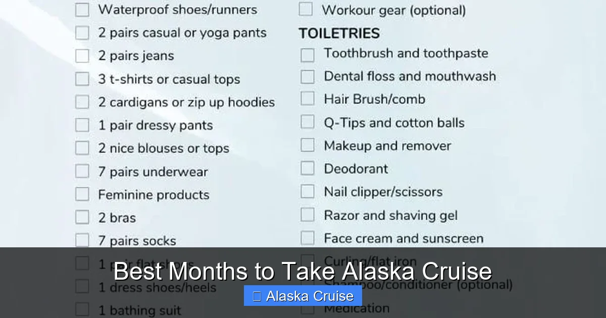 Best Months to Take Alaska Cruise