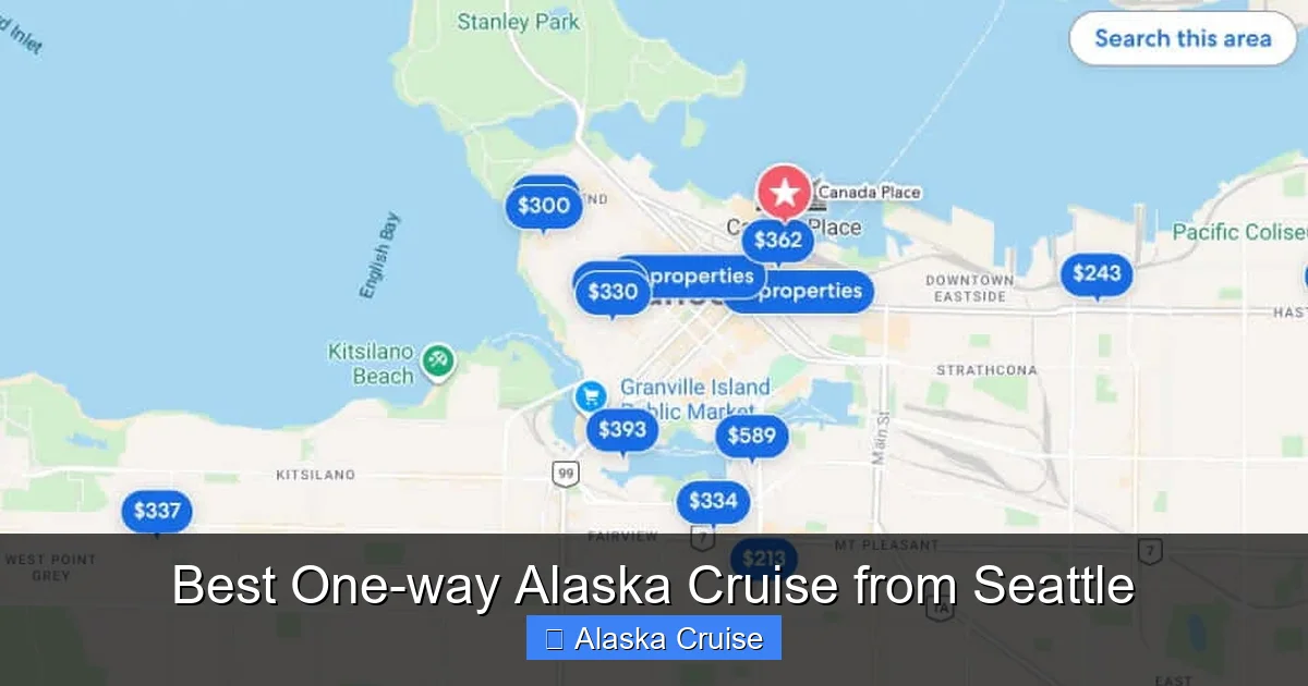 Best One-way Alaska Cruise from Seattle