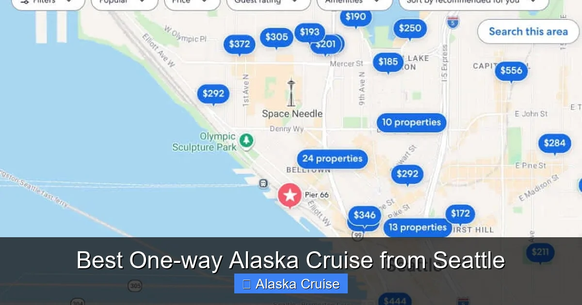 Best One-way Alaska Cruise from Seattle