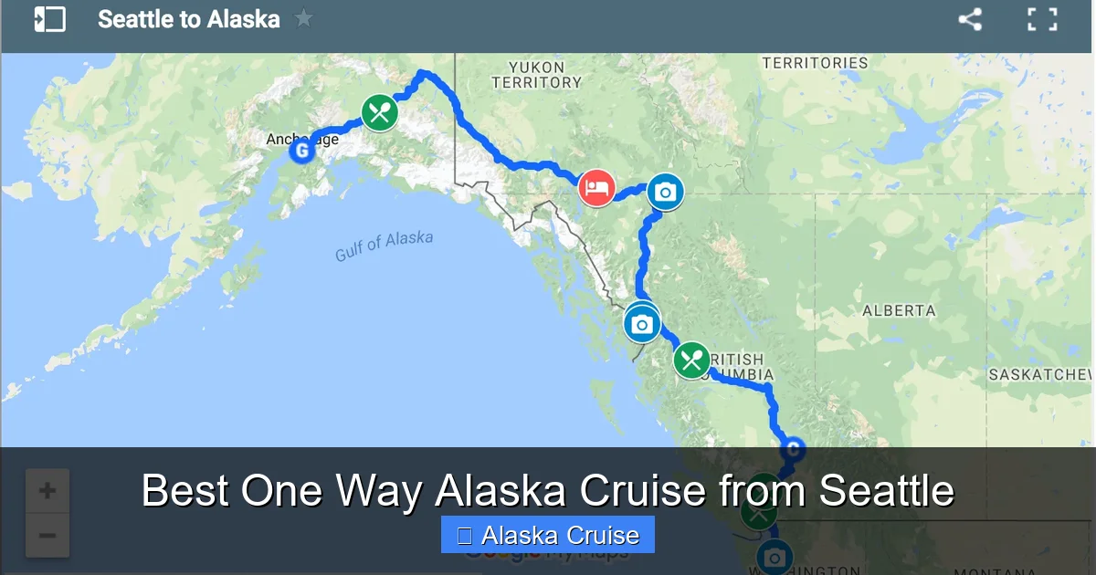 Best One Way Alaska Cruise from Seattle