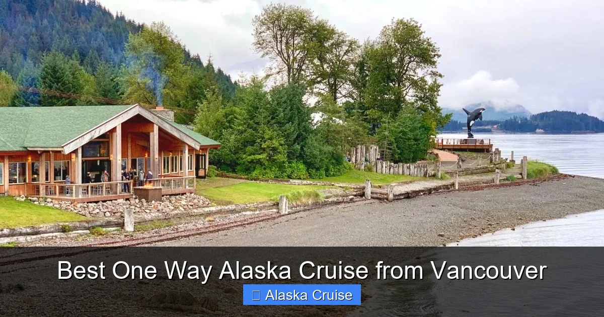 Best One Way Alaska Cruise from Vancouver