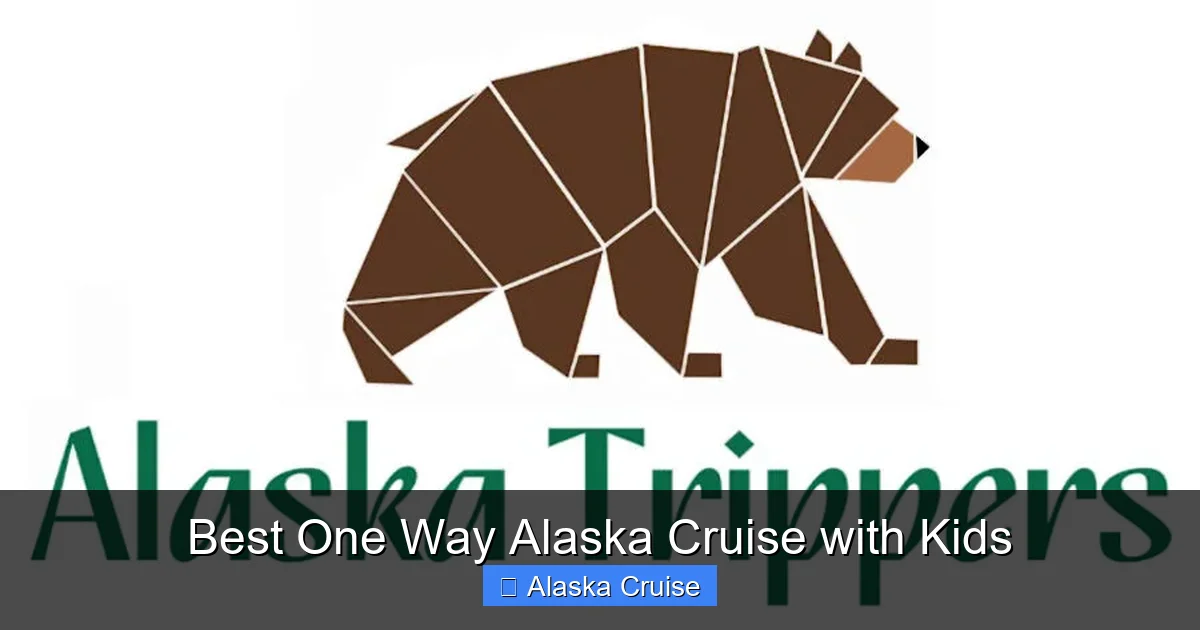 Best One Way Alaska Cruise with Kids