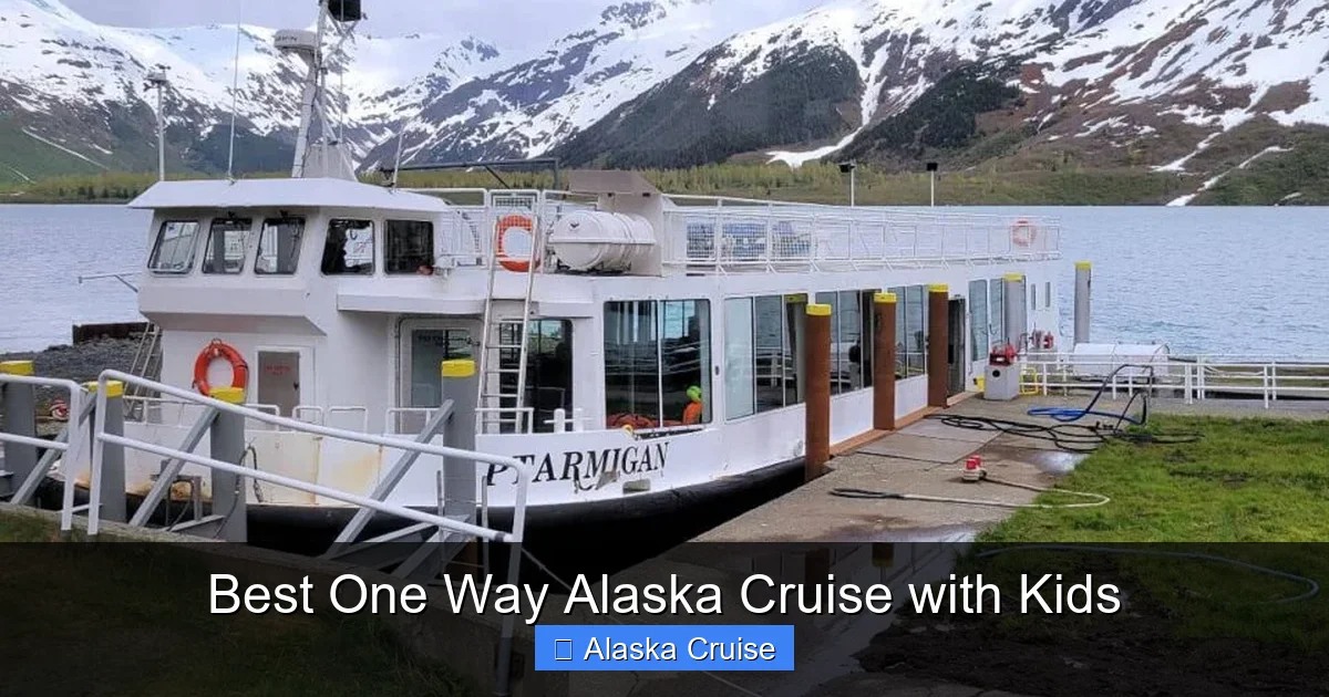 Best One Way Alaska Cruise with Kids