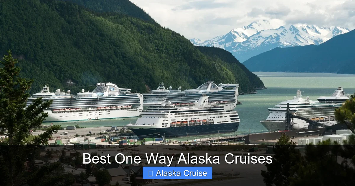 Best One Way Alaska Cruises