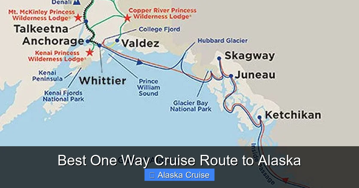 Best One Way Cruise Route to Alaska