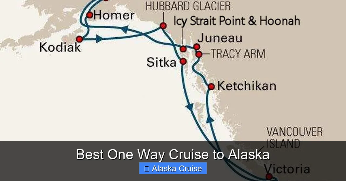 Best One Way Cruise to Alaska