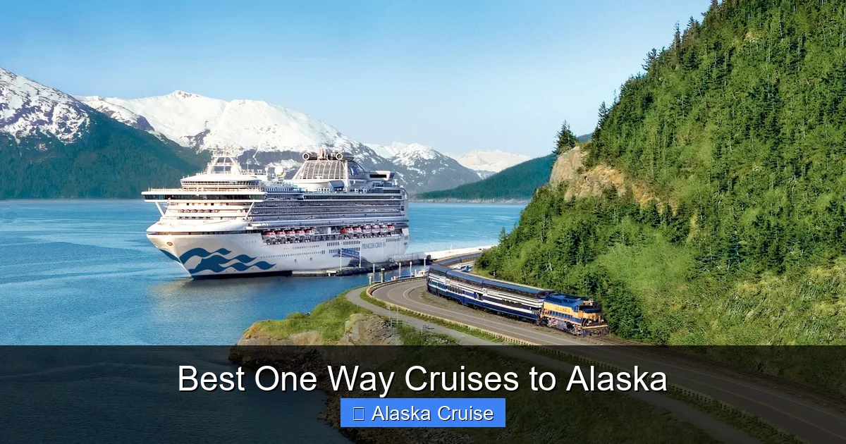 Best One Way Cruises to Alaska