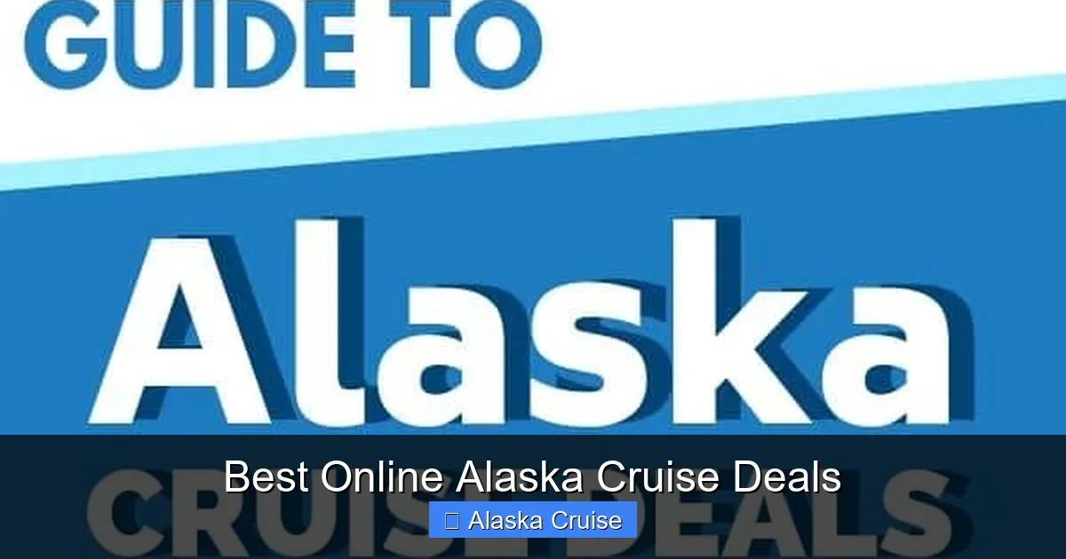 Best Online Alaska Cruise Deals