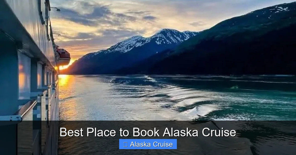 Best Place to Book Alaska Cruise