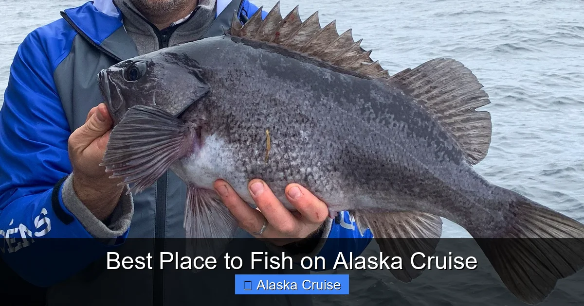 Best Place to Fish on Alaska Cruise