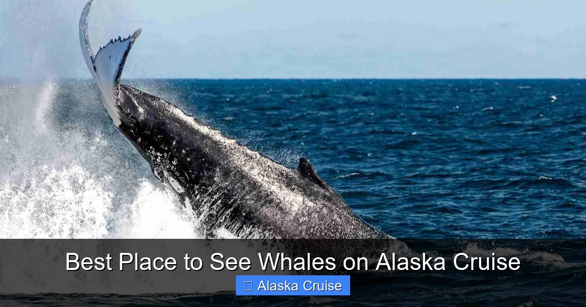 Best Place to See Whales on Alaska Cruise