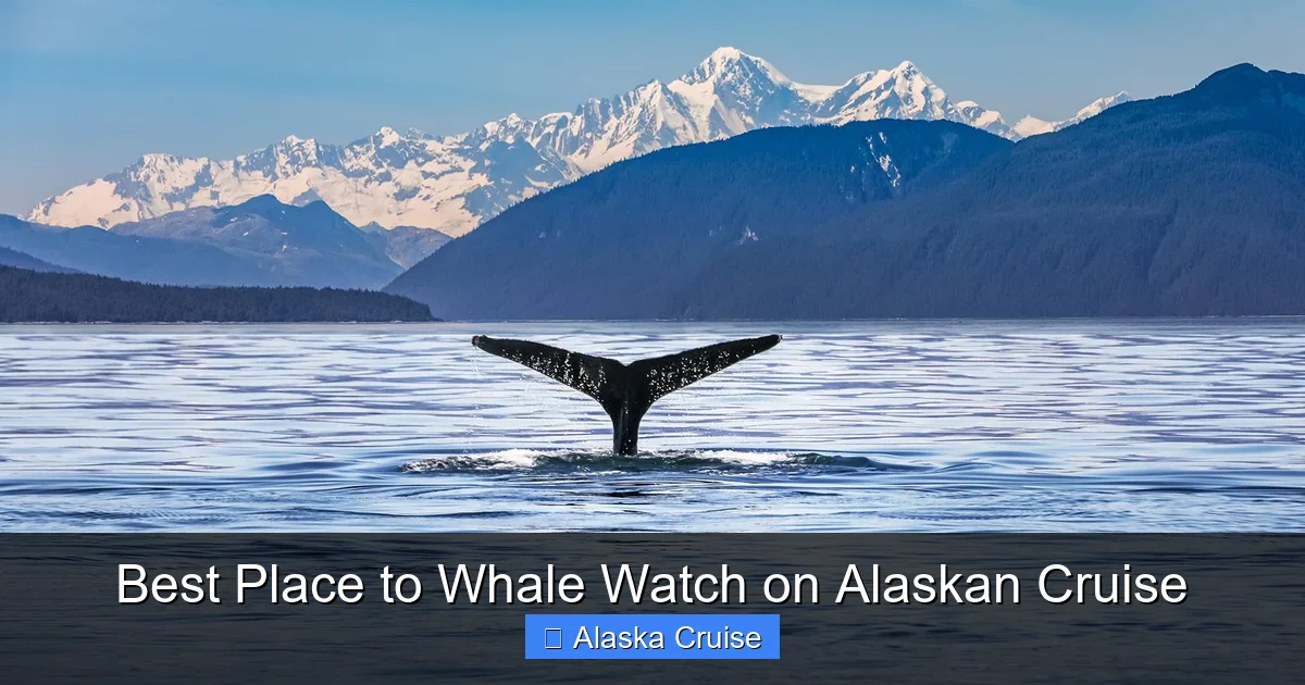 Best Place to Whale Watch on Alaskan Cruise
