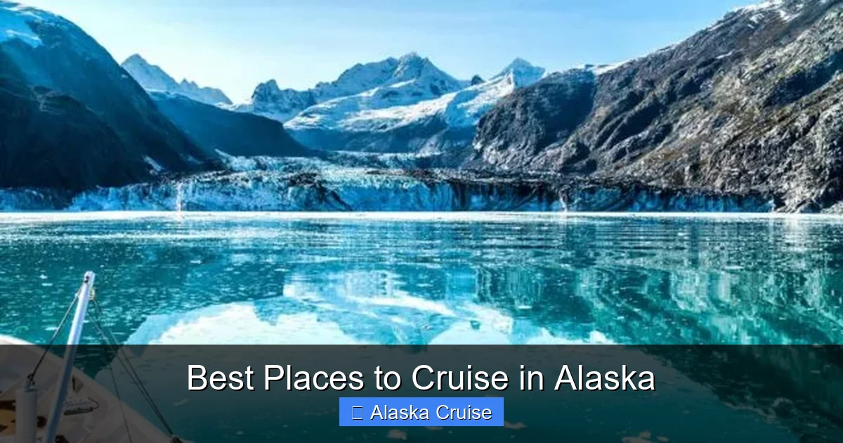Best Places to Cruise in Alaska