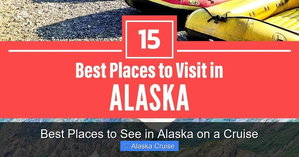 Best Places to See in Alaska on a Cruise