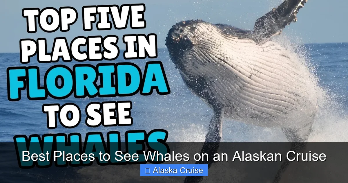 Best Places to See Whales on an Alaskan Cruise
