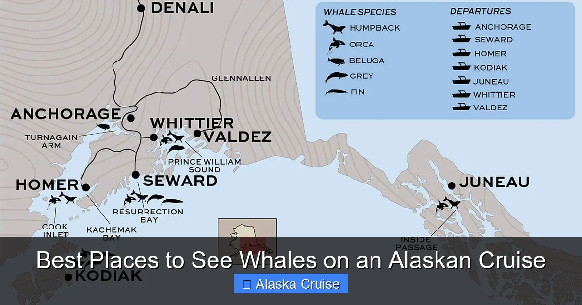 Best Places to See Whales on an Alaskan Cruise