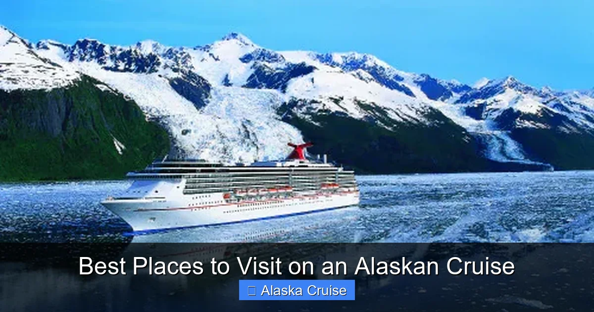Best Places to Visit on an Alaskan Cruise